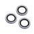 iPhone 17 Pro 9H Point Drill Camera Lens Protector Ring - Dark Blue