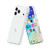 iPhone 17 Pro Acrylic Color Point Transparent Phone Case - White