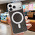 iPhone 17 Pro Acrylic Transparent Glitter MagSafe Phone Case - Black