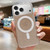 iPhone 17 Pro Acrylic Transparent Glitter MagSafe Phone Case - Gold