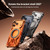 iPhone 17 Pro Aluminum Alloy Borderless MagSafe Rotating Holder Phone Case - Orange