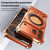 iPhone 17 Pro Aluminum Alloy Borderless MagSafe Rotating Holder Phone Case - Orange