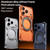 iPhone 17 Pro Aluminum Alloy Frameless 360-Degree Rotating Phone Case - Silver