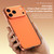 iPhone 17 Pro Aluminum Alloy Hybrid Silicone Edge Thin Cooling Phone Frame Case with Metal Lens Frame - Black