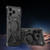 iPhone 17 Pro Armor 360 Holder Frameless Alloy MagSafe Phone Case - Black