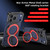 iPhone 17 Pro Armor Alloy Frameless MagSafe Magnetic Bracket Heat Dissipation Metal Phone Case - Black