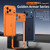 iPhone 17 Pro Armor Dual-side Anti-slip Metal Frame Case with Lens Cover - Silver