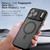 iPhone 17 Pro Armor MagSafe PC Hybrid TPU Phone Case - Frosted Black