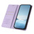iPhone 17 Pro Ballet Girl Diamond Studded RFID Vegan Leather Phone Case - Light Purple