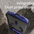 iPhone 17 Pro Big Wave Electroplating MagSafe Magnetic Phone Case - Dark Purple