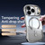 iPhone 17 Pro Big Wave Electroplating MagSafe Magnetic Phone Case - Silver