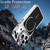 iPhone 17 Pro Bright Color Blocking Camera Bracket Magnetic Phone Case - Black
