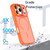 iPhone 17 Pro Bright Color Frosted Skin-feel Camera Bracket Magsafe Phone Case - Grey