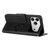 iPhone 17 Pro Butterfly Embossed Flip Leather Phone Case - Black
