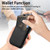 iPhone 17 Pro Carbon Fiber MagSafe Vertical Flip Card Bag Phone Case - Black