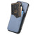 iPhone 17 Pro Carbon Fiber MagSafe Vertical Flip Card Bag Phone Case - Blue
