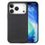 iPhone 17 Pro Carbon Fiber Texture Leather Back Phone Case - Black