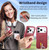 iPhone 17 Pro CaseNeo Finger Grip Strap MagSafe Leather Phone Case - Red