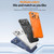 iPhone 17 Pro Change to 17 Series X1 Metal Frame + Lens Magnetic Phone Case - Blue