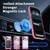 iPhone 17 Pro Clear Glitter Magnetic PC Hybrid TPU Phone Case - Pink