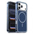 iPhone 17 Pro Color Shield PC Hybrid TPU Magnetic Phone Case - Transparent Blue
