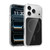 iPhone 17 Pro Colorful Hard PC Hybrid Soft TPU Magnetic Phone Case - Black