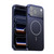 iPhone 17 Pro Corning Glass Plating Large Window MagSafe Phone Case - Blue