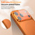 iPhone 17 Pro Corning Glass Plating Large Window MagSafe Phone Case - Orange