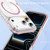 iPhone 17 Pro Crystal Shield Clear Magnetic Acrylic Hybrid TPU Phone Case - Pink