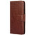 iPhone 17 Pro Crystal Texture Leather Phone Case - Brown