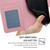 iPhone 17 Pro Crystal Texture Leather Phone Case - Pink