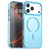 iPhone 17 Pro C-type Candy Fine Circle Magsafe PC Hybrid TPU Phone Case - Blue