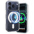 iPhone 17 Pro C-type MagSafe Clear Acrylic PC Hybrid TPU Phone Case - Transparent