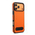 iPhone 17 Pro Denior A25 Litchi Texture MagSafe Phone Case with Holder - Orange