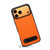 iPhone 17 Pro Denior A25 Litchi Texture MagSafe Phone Case with Holder - Orange