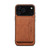 iPhone 17 Pro Denior D13 Retro Texture Leather MagSafe Card Bag Phone Case - Brown