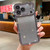 iPhone 17 Pro Diamond Gradient Glitter Plated TPU Phone Case - Black