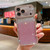iPhone 17 Pro Diamond Gradient Glitter Plated TPU Phone Case - Pink