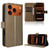 iPhone 17 Pro Diamond Texture Leather Phone Case - Brown