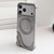 iPhone 17 Pro Dolphin Original Color Metal Frameless 360 Rotation Holder Magnetic Phone Case - Titanium Color