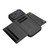 iPhone 17 Pro Double Buckle Card Slots Magnetic Phone Case - Black