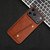 iPhone 17 Pro Double Buckle Card Slots Magnetic Phone Case - Brown