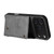 iPhone 17 Pro Double Buckle Card Slots Magnetic Phone Case - Grey