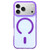 iPhone 17 Pro Dual-Side Frosted MagSafe Clear Phone Case - Purple