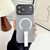 iPhone 17 Pro Eagle Eye Dual-layer Jelly Magnetic Phone Case with Silicone Strap & Lens Film - Black