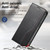 iPhone 17 Pro Elastic Wristband Magnetic Suction Leather Phone Case - Black