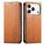 iPhone 17 Pro Elastic Wristband Magnetic Suction Leather Phone Case - Brown