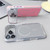 iPhone 17 Pro Electroplated Lens Holder MagSafe PC Hybrid TPU Phone Case - Pink