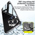 iPhone 17 Pro Electroplating Ice Crystal Airbag Full Coverage Shockproof Phone Case - Black