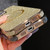 iPhone 17 Pro Electroplating PC Glitter Grain MagSafe Phone Case - Gold